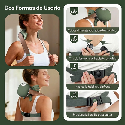 Masajeador Inalámbrico para Cuello y Hombros