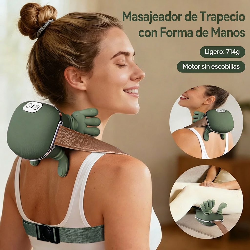 Masajeador Inalámbrico para Cuello y Hombros